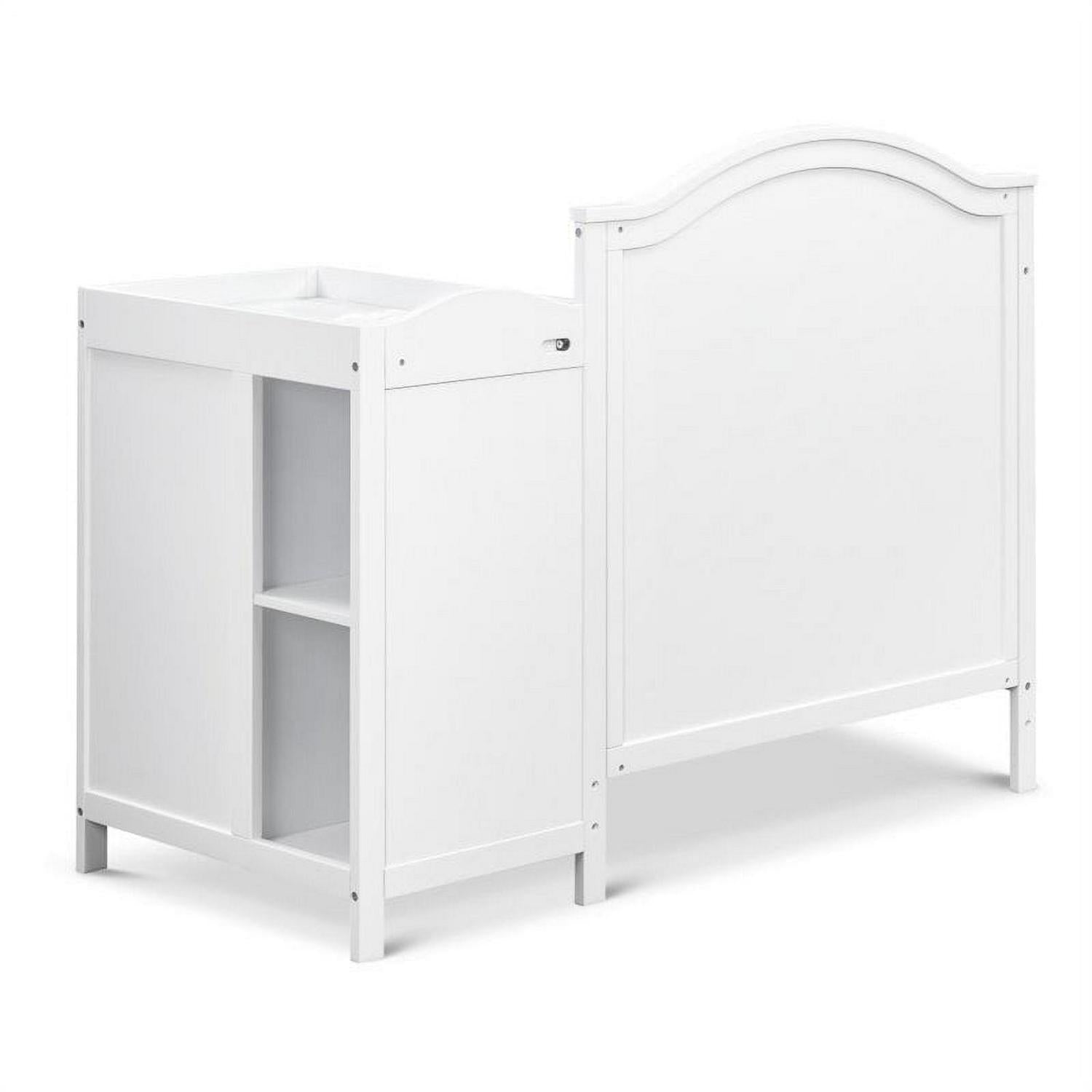 Davinci Charlie 4 - in - 1 Convertible Mini Crib & Changer in White