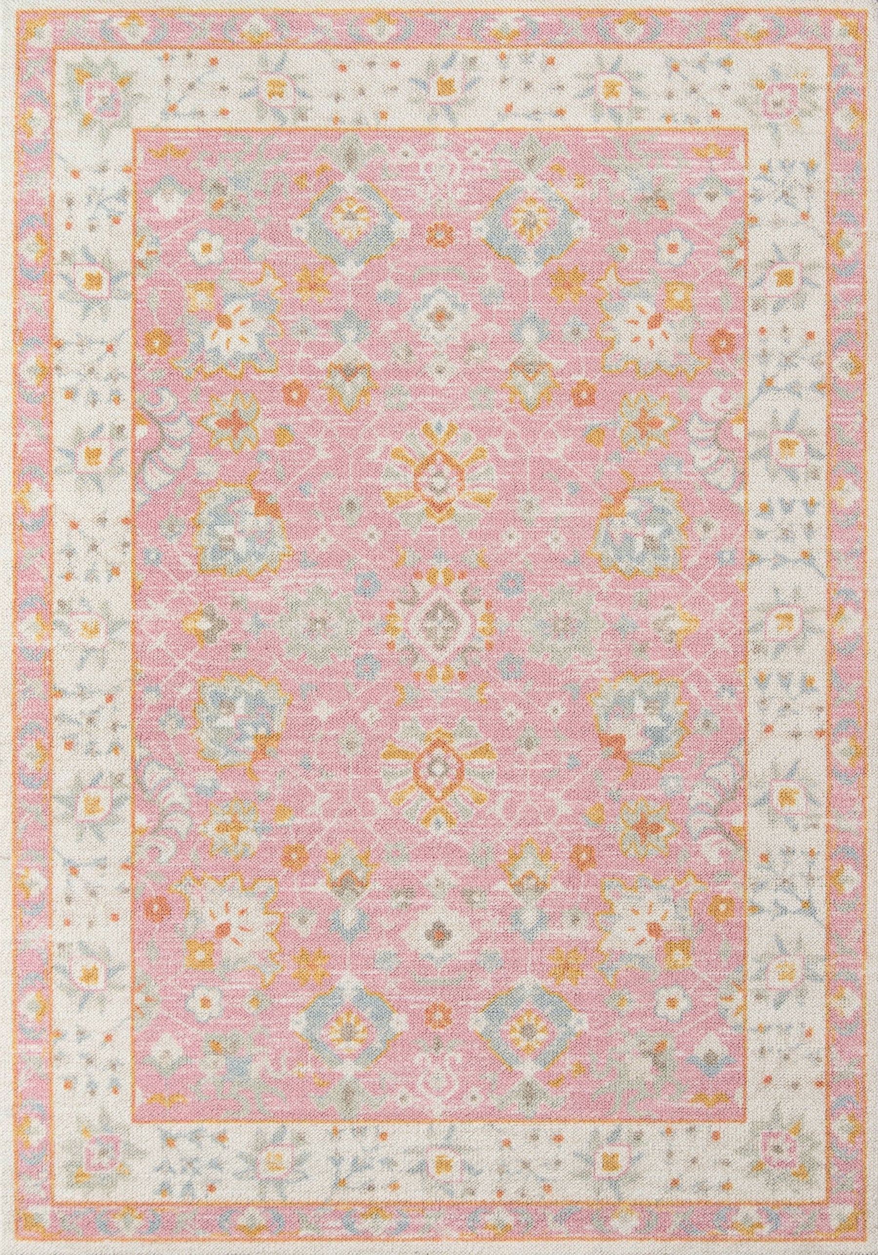 Momeni Anatolia ANA-8 Pink Area Rug 6'6" x 9'